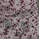 Brownie Pink Metallic Knit Side Slit Skirt Size XS Photo 3