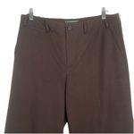 Ralph Lauren Lauren Ralph Lauren Sanderson Dress Pants Women Size 10 Brown Career Office Photo 1