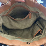 Isaac Mizrahi Isaac mizrah Tan pebble leather purse tote Photo 5