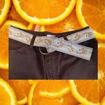 st. john's bay ‎ Size 6P Brown Capri with Flower Belt Photo 1