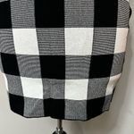 Rachel Roy  Black & White Monochromatic Plaid Mini Skirt in Size Medium Photo 5