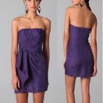 Shoshanna Purple Silk Strapless Mini Dress Size 6 Photo 1