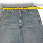 MOTHER SNACKS Utility High Waisted Twizzy Ankle Carpenter Barrel Jeans 32 Blue Photo 2