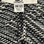 YA Los Angeles Chevron wrap fringed shawl / ruana Photo 4