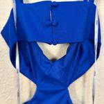 ASOS  Design Cut Out Blue Mini Dress Photo 6