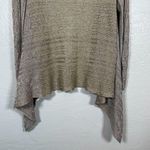 Sundance Women M Green Gray Cardigan Sweater Long Sleeve Asymmetric Open Front Size M Photo 6