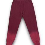 NEW Electric & Rose Feliz Cotton French Terry Jogger Relaxed Fit Maroon Small Photo 4