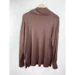Jones New York  Signature Brown Waffle Knit Sweatshirt Women's Size Medium M Photo 1
