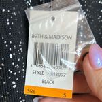 NEW Black and Silver Sparkly Cárdigan size Small Photo 3