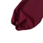 Mango Burgundy Garnet Red Puff Sleeve Dress Photo 6