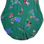 Anthropologie Maeve  Green Floral Print Shirt Knee Length Dress Womens S Photo 3
