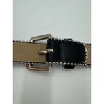 Steve Madden Black Faux Leather Belt With Silver Studs Photo 4