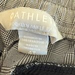 Athleta  Brooklyn Plaid Ankle Pant Womens 4T Tall Black White Athleisure Travel Photo 3