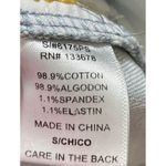 Love Tree Denim Light Wash Jean Short Shorts Raw Hem Size S Small Photo 4