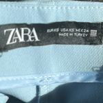 ZARA dress shorts baby blue gold buttons #1608/032/406 Size XS blogger favorite Photo 7