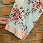 Morgan Lane x FabFitFun Robe Satin Floral Print Long Sleeve Tie Waist White S/M Photo 1