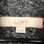 Loft  Women’s Alpaca Blend Gray Knit Cowl Neck Wide Long Sleeve Sweater Photo 6