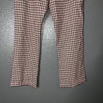 Brown & Cream Plaid Flare Pants Retro 70s Style Made in USA Women’s Medium Photo 2