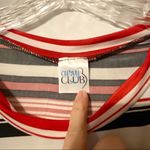 Curvy Club striped tunic top knot front size‎ 5x Red Photo 6