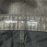 Old Navy Jeans Sz 18 High-Waisted Shiny Metallic OG Loose Fit Special Events Photo 5