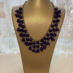 Vintage Purple Blue Costume Necklace Photo 0