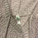 Green Tea Cream fuzzy knitted hoodie Photo 1