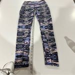 Zyia  Multicolor Abstract Print‎ Mid Rise Ankle Leggings Size XS Photo 9