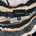 Who What Wear lightweight cotton off the shoulder striped tie waist XL puffy Photo 2