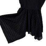 Disturbia Blythe Handkerchief Hem Mini Dress in Black size 8 Sleeveless Cotton Photo 6