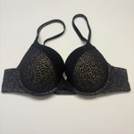 Victoria's Secret Body by Victoria Secret Perfect Shape Bra Crossback Underwire Size 34B Black‎ Photo 4