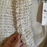 Ann Taylor  NWT Fringe Tweed Shawl Collar Jacket‎ Size 10T Photo 7