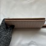 None Beige Wristlet Clutch EUC Photo 6