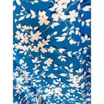 Draper James NEW Women's Floral Ruffle Sleeveless Nightie Blue White Medium Photo 5