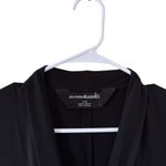 Norma Kamali NEW Black Short Sleeve Side Draped Dress Photo 1