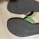 Lilly Pulitzer  Mckim Pink And Green Braided Thong Sandals Size‎ 8 Photo 10