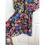 Slate + Willow Dress Size S M Cross Strap Floral Deep Vneck Tiered Skirt Photo 8