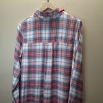 Southern Tide NWT Red and Blue Plaid Long Sleeve SHIRT SZ-M Photo 7