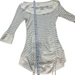 Frederick's of Hollywood  white long‎ sleeve shirt size xl Photo 3