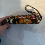 Vera Bradley  Black and Purple Floral Wristlet Photo 3