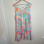 Lilly Pulitzer - Kristen Flounce Dress Multicolor Size XXL Preppy Summer Photo 7