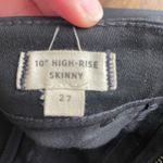 Madewell  10” Skinny High Rise Black Denim Shorts - Size 27 Photo 5