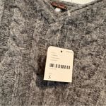 Free People  Sunkeeper Gray Cable Knit Crop Tank Size Small‎ Photo 3