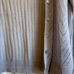 Worthington  | Grey Ribbed Button Up Long Sleeved Cardigan Size XL Photo 1