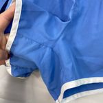 Nike  women's blue lined athletic active pull‎ on drawstring sports shorts small Photo 1