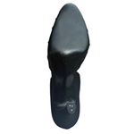 Vintage Black Beaded Heels Pumps Gino Aldrovandi Leather EU 38 1/2 US 8 Formal Photo 6