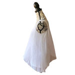 AQUA  WOMENS SLEEVELESS ASYMMETRIC OVERLAY TANK TOP PULLOVER LIGHTWEIGHT CLASSY S Photo 4