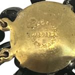 Vintage Estate West Germany Black Beaded Crocker Necklace & Earrings Jewelry Set Photo 6