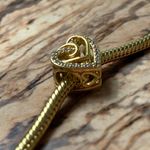 Pandora Gold Sparkling Entwined Hearts Charm Photo 4