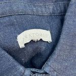 Anatomie Larissa Denim Shirt Long Sleeve Button Down Indigo Dark Blue Small Photo 11