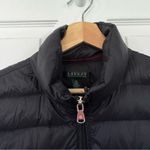 Ralph Lauren Lauren Black Down Puffer Jacket Medium Lightweight Quilted Coat Photo 2